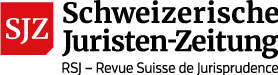 SJZ Schweizerische Juristen-Zeitung
